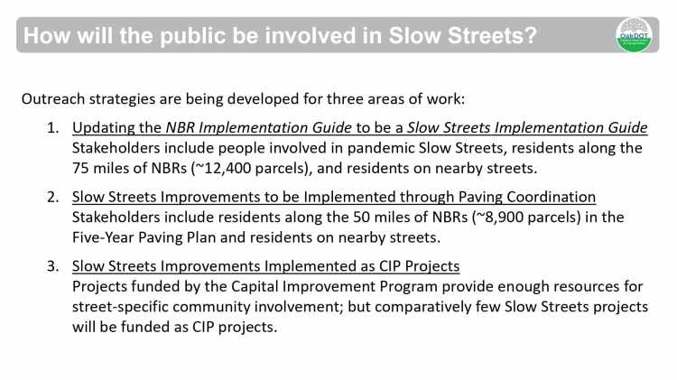 Slow Streets Update – Oakland BPAC Blog