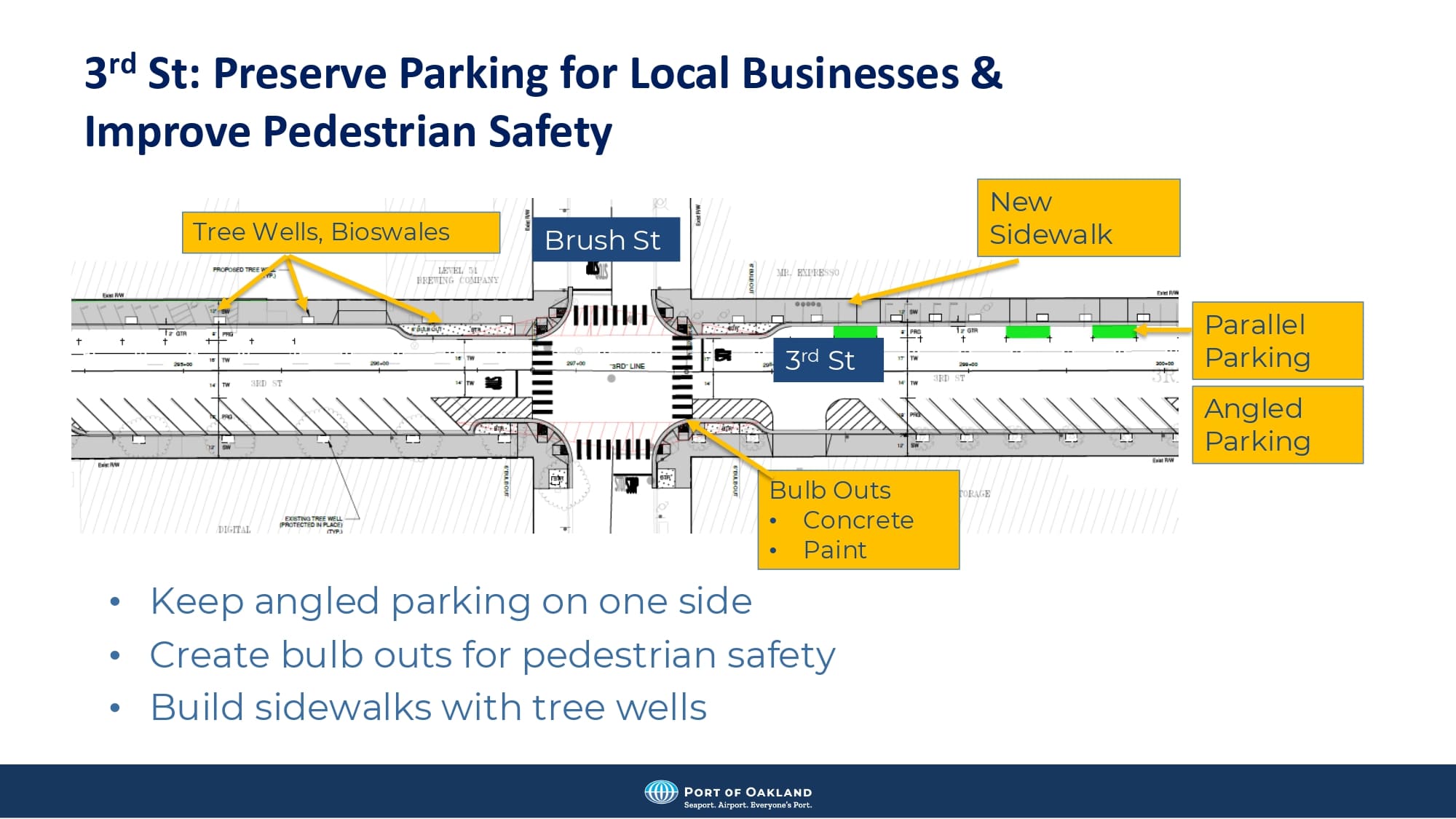 Port of Oakland Arterial Roadway Improvements Project, 3rd Street
