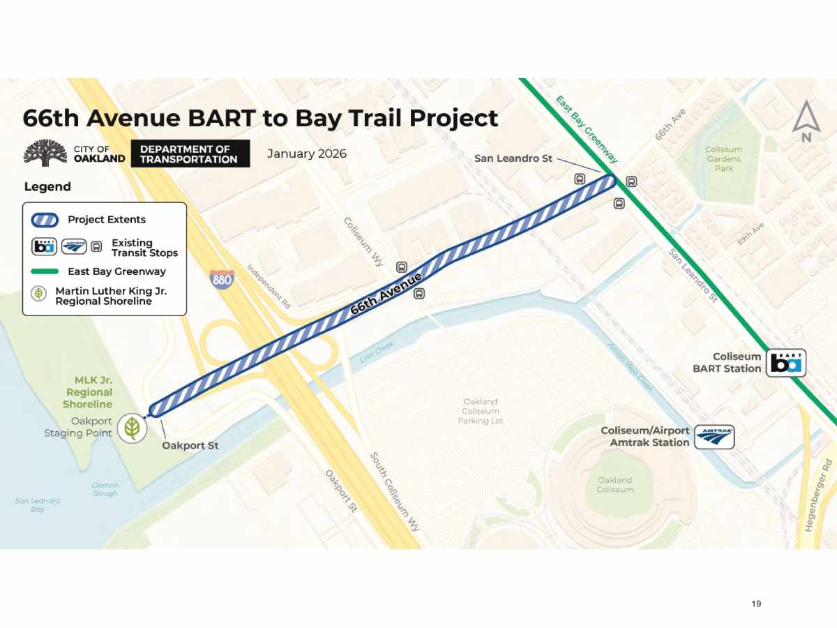 66th Ave BART to Bay Trail&nbsp;Project