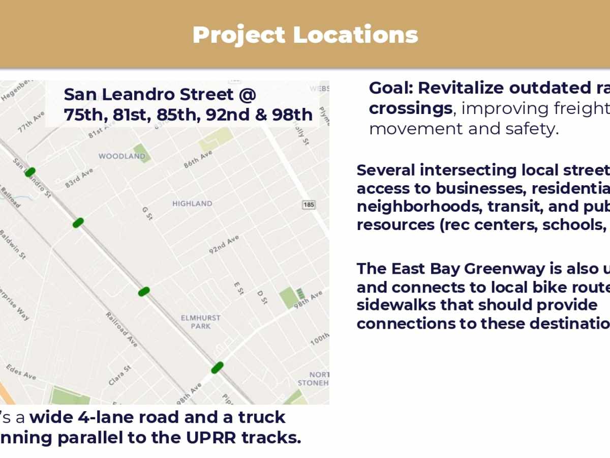 TCEP Grant for San Leandro&nbsp;Street